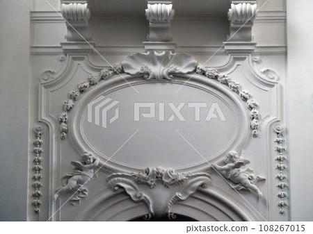 Stucco in the Collegiate church in Salzburg 108267015