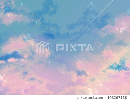 天空傍晚的天空 天空傍晚的天空 108267188