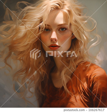 一個刷頭髮的女人 一個刷頭髮的女人 108267617