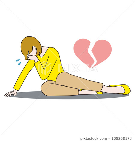 一個女人因心碎而哭泣,泵 一個女人因心碎而哭泣,泵 108268173