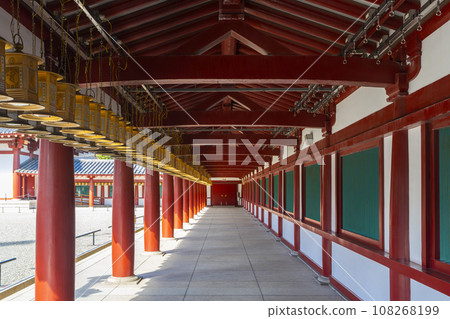大阪四天王寺中央伽藍迴廊萬十樓 108268199