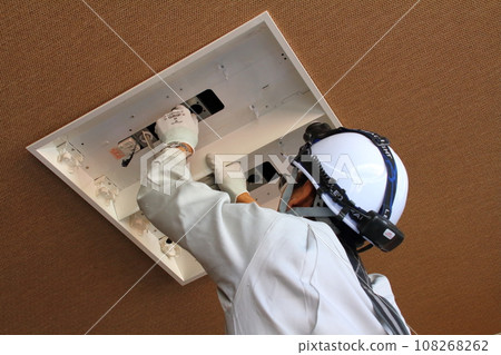 Replaced fluorescent lighting with LED lighting through a subsidy project 108268262