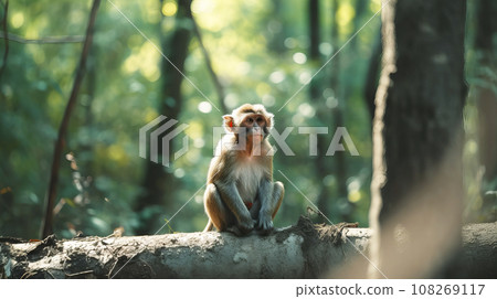 Wild Japanese macaques 108269117