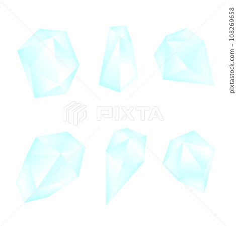 閃閃發光的珠寶矢量插圖集 閃閃發光的珠寶矢量插圖集 108269658