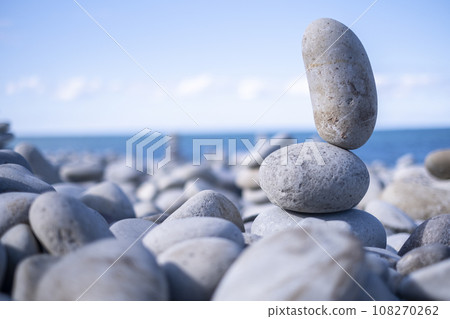 石頭的風景成石海灘（琴浦町） 108270262