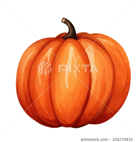 pumpkin isolated on white background 108270910
