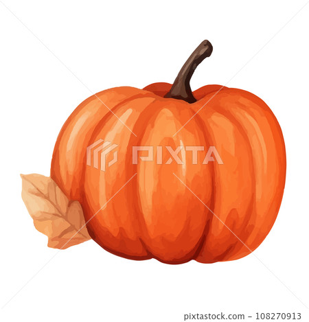 pumpkin isolated on white background pumpkin isolated on white background 108270913