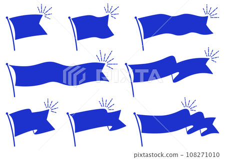 square flag set 108271010