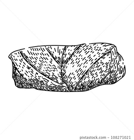 dinner dolma sketch hand drawn vector dinner dolma sketch hand drawn vector 108271021