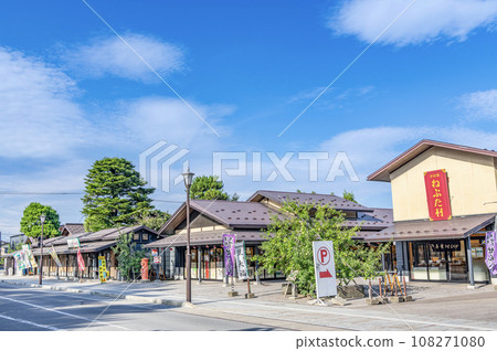 Tsugaru Domain Neputa Village, a popular tourist facility adjacent to Hirosaki Castle in Hirosaki City, Aomori Prefecture 108271080