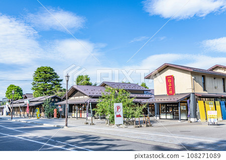Tsugaru Domain Neputa Village, a popular tourist facility adjacent to Hirosaki Castle in Hirosaki City, Aomori Prefecture 108271089