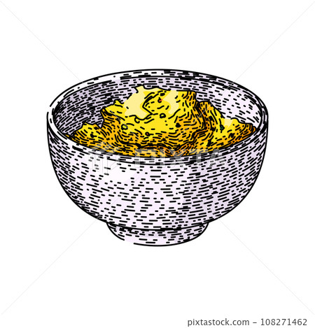 cuisine curry sketch hand drawn vector cuisine curry sketch hand drawn vector 108271462