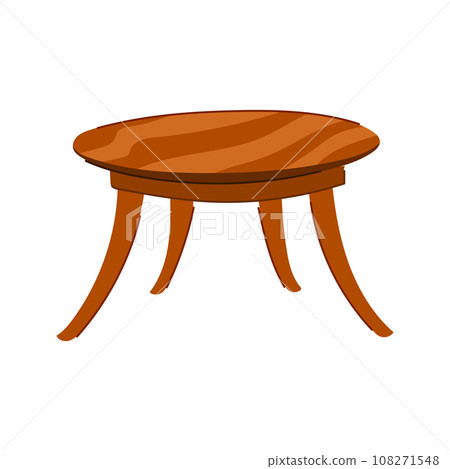 board wood table cartoon vector illustration 108271548