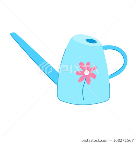 growth watering can cartoon vector illustration 108271567