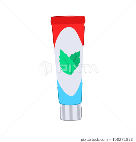 paste toothpaste cartoon vector illustration 108271858