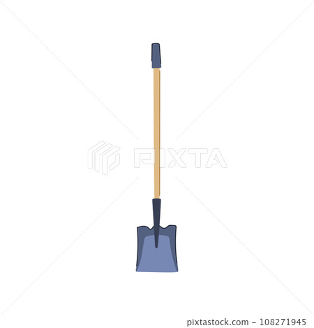 tool shovel cartoon vector illustration 108271945