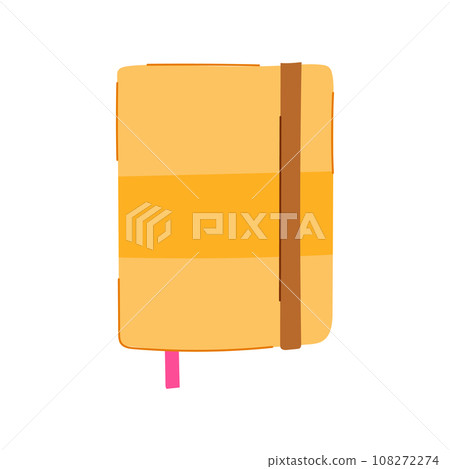 sheet notebook cartoon vector illustration 108272274