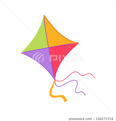 toy kite cartoon vector illustration 108272558