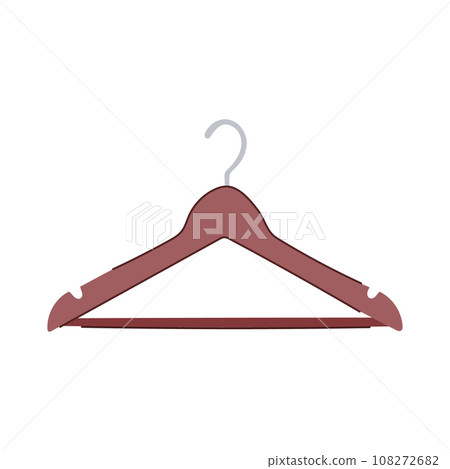 store hanger clothes cartoon vector illustration 108272682