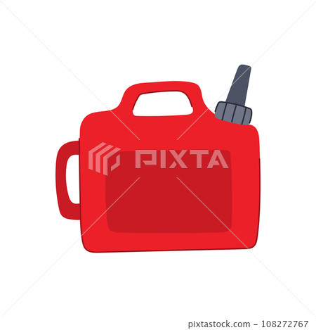 petrol fuel can cartoon vector illustration 108272767
