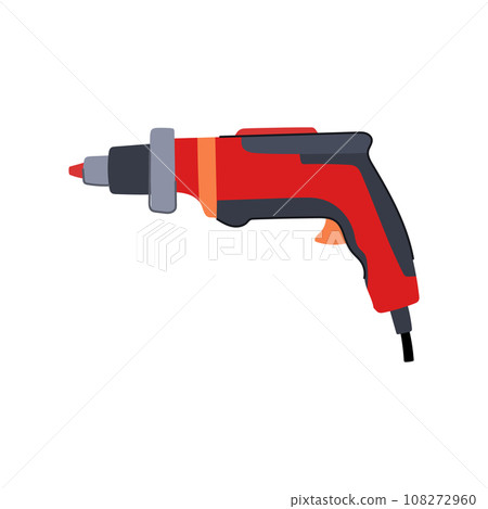 industry drill cartoon vector illustration 108272960