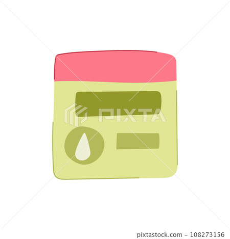 lifestyle body cream cartoon vector illustration 108273156