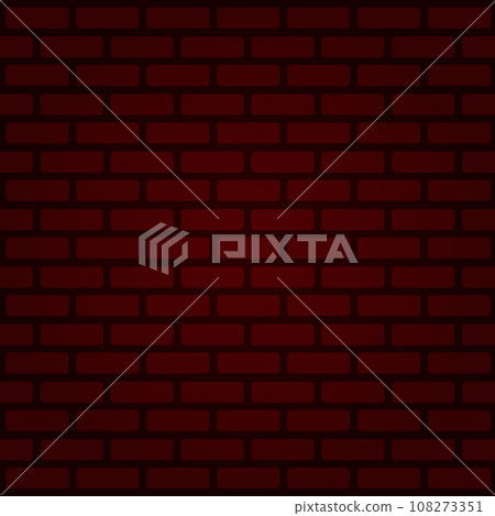 Brown brick wall texture, background illustration 108273351