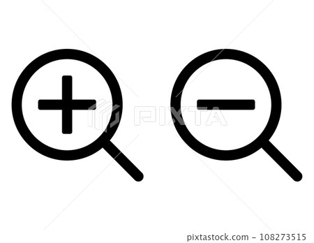 Enlarge/reduce icon 108273515