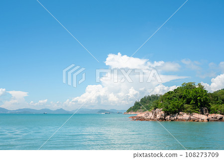 Lamma Island and emerald sea in Hong Kong Lamma Island and emerald sea in Hong Kong 108273709