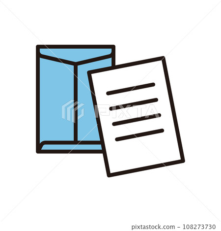 Envelope letter icon 108273730