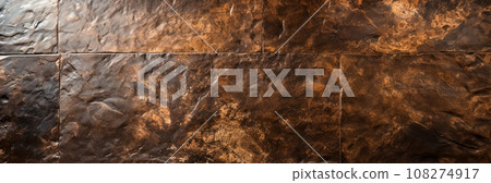 Embossed brass, patinated hammered metal Embossed brass, patinated hammered metal 108274917