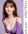 purple woman 108275631