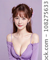 purple woman 108275633