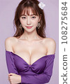 purple woman 108275684