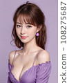 purple woman 108275687