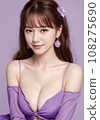 purple woman 108275690