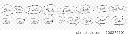 icon, icons, handwritten 108276601