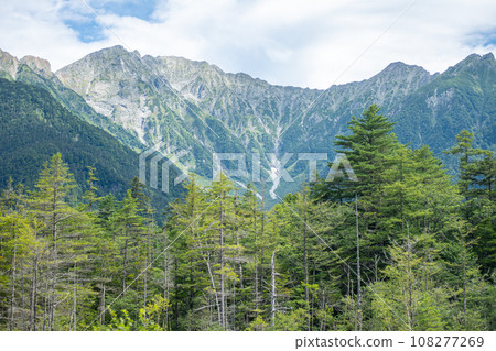High mountain and river in Kamikochi Matsumoto,Nagano,Japan High mountain and river in Kamikochi Matsumoto,Nagano,Japan 108277269