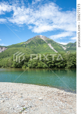 High mountain and river in Kamikochi Matsumoto,Nagano,Japan High mountain and river in Kamikochi Matsumoto,Nagano,Japan 108277273