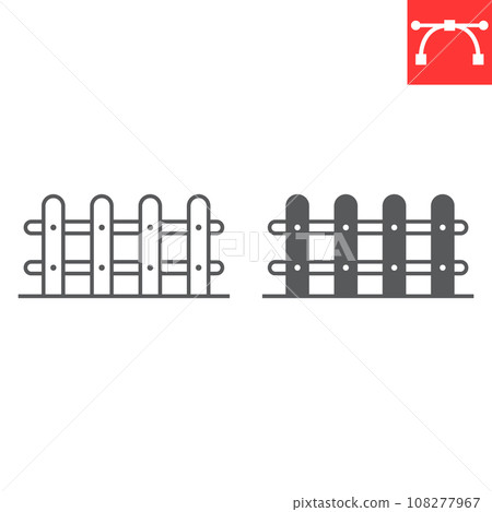 Milk line and glyph icon, farm and dairy, Milk carton with cow pattern vector icon, vector graphics, editable stroke outline sign, eps 10. 108277967