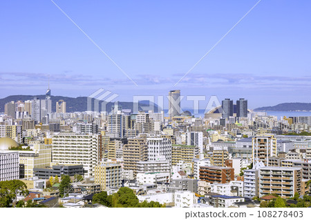 福岡美麗的城市景觀(福岡縣福岡市) 福岡美麗的城市景觀(福岡縣福岡市) 108278403