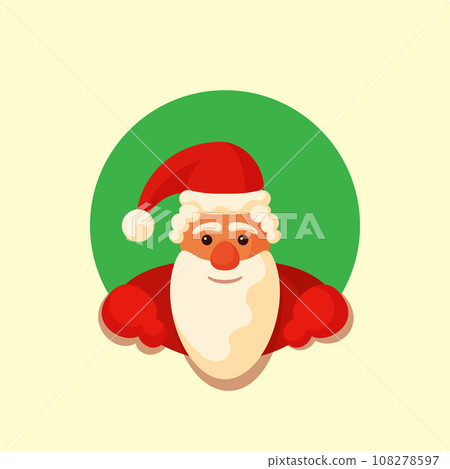 Santa Claus in a circle Santa Claus in a circle 108278597