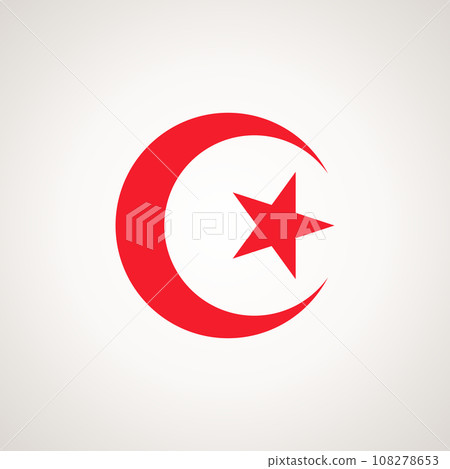 Symbol from the flag of Algeria 108278653