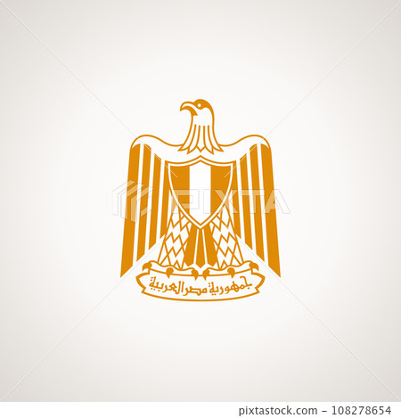 Symbol from the flag of Egypt 108278654