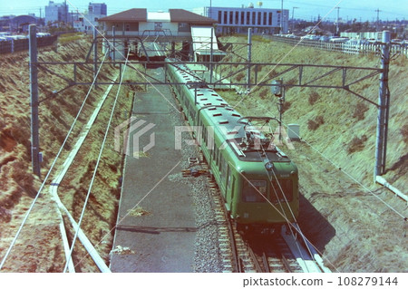 1978年3月24日，舊5000系列5009等5輛編組列車從月見野站出發，當時是最後一站，開往大井町 108279144