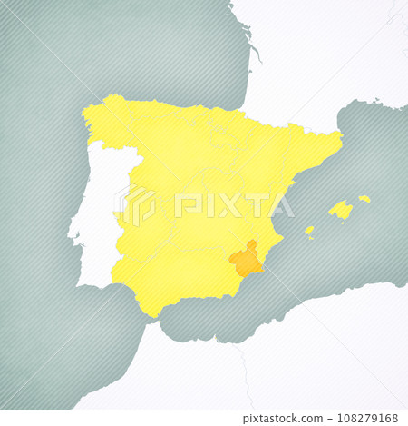 Map of Spain - Murcia 108279168