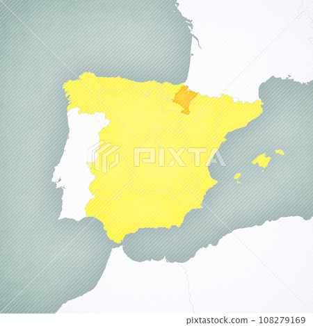 Map of Spain - Navarre Map of Spain - Navarre 108279169