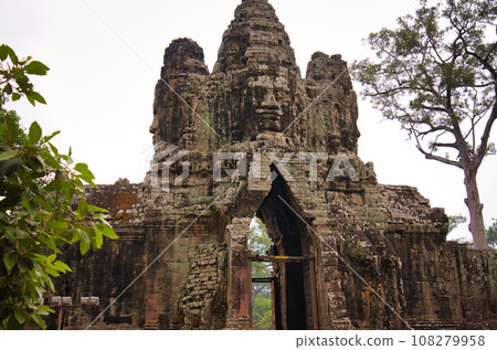 柬埔寨吳哥城南門,世界遺產 柬埔寨吳哥城南門,世界遺產 108279958