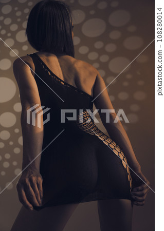 Beautiful underwear lingerie model posing Beautiful underwear lingerie model posing 108280014