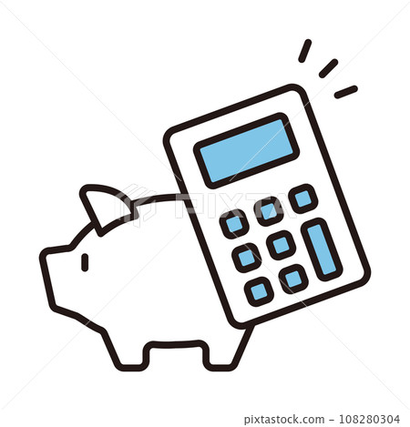 錢計算器計算圖標 錢計算器計算圖標 108280304